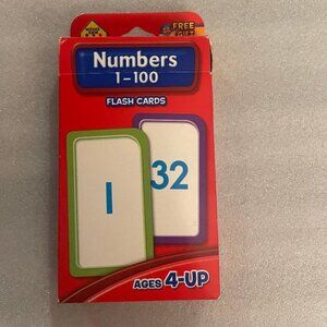 School Zone Numbers 1-100 Flash Cards